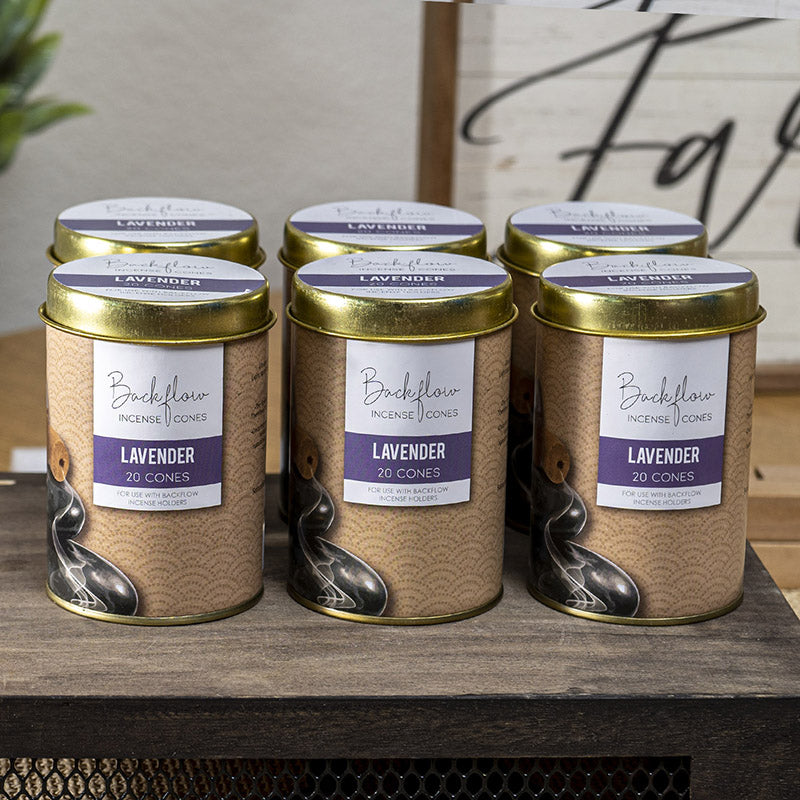 Lavender Jumbo Backflow Incense Cones by Something Different UK