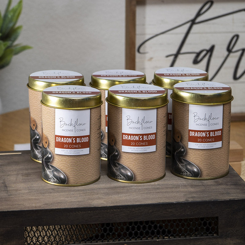 Dragon's Blood Jumbo Backflow Incense Cones by Something Different UK