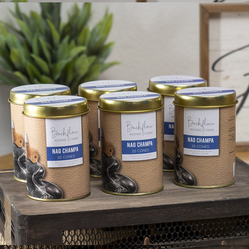 Nag Champa Jumbo Backflow Incense Cones by Something Different UK