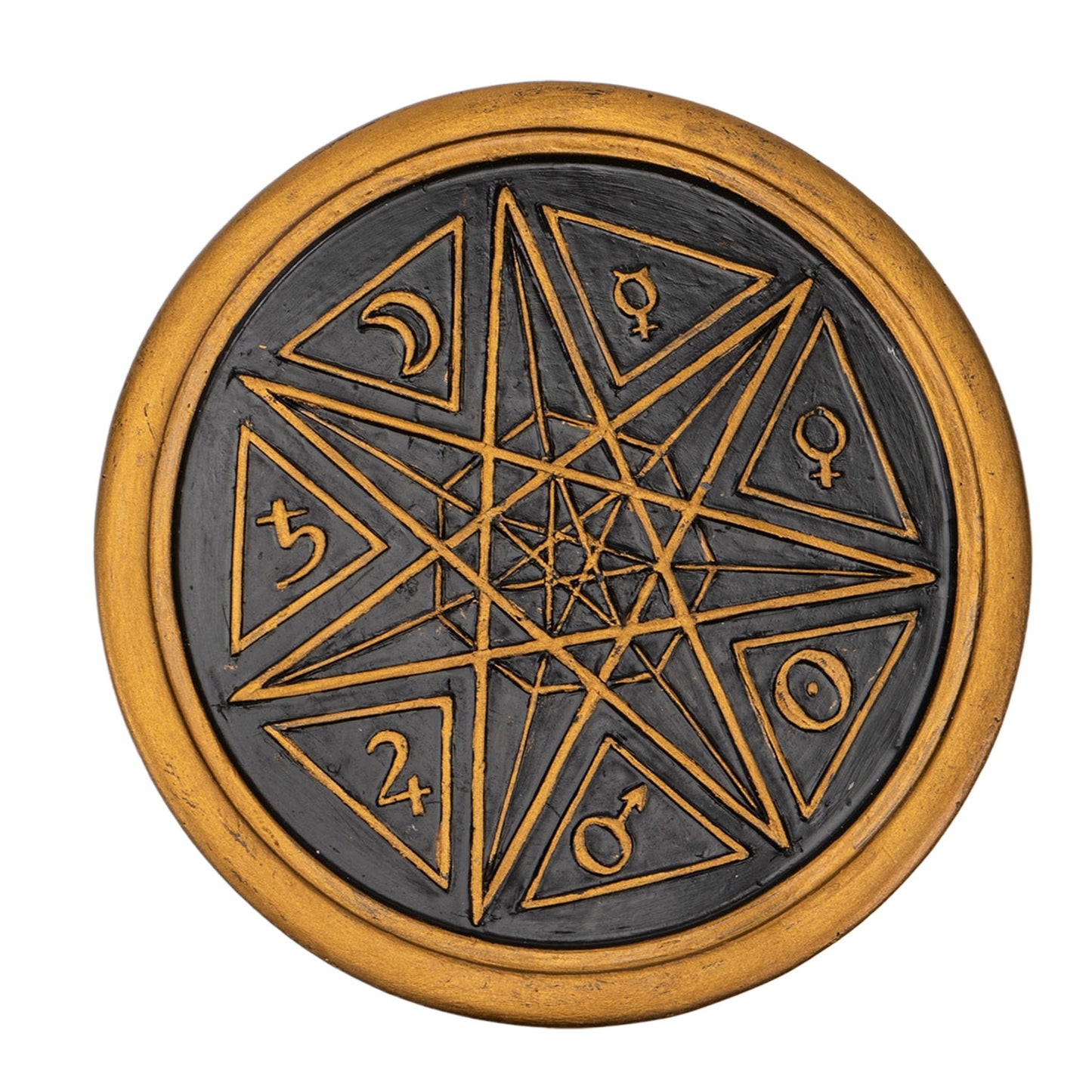 Gothic Astrological Sand Timer Black Sand Hourglass