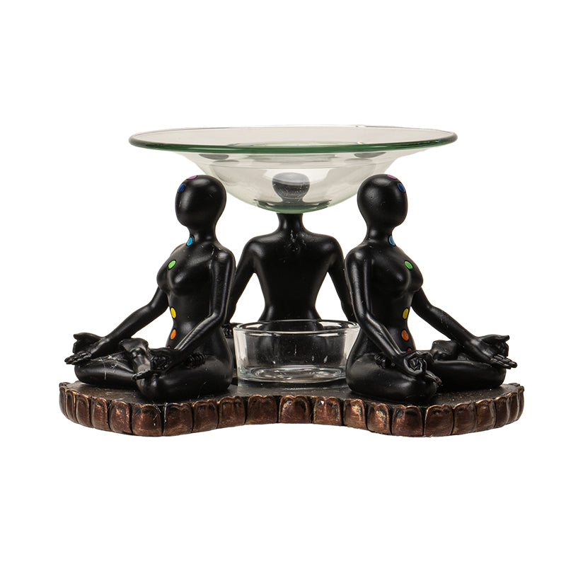 Chakra Meditation Oil Burner Tealight Holder