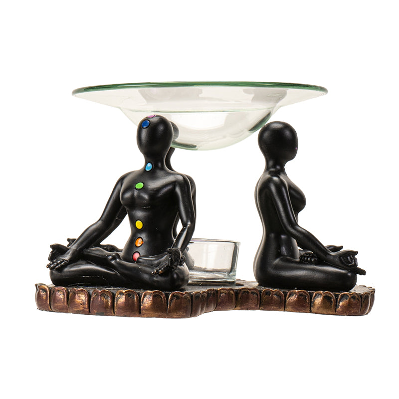 Chakra Meditation Oil Burner Tealight Holder