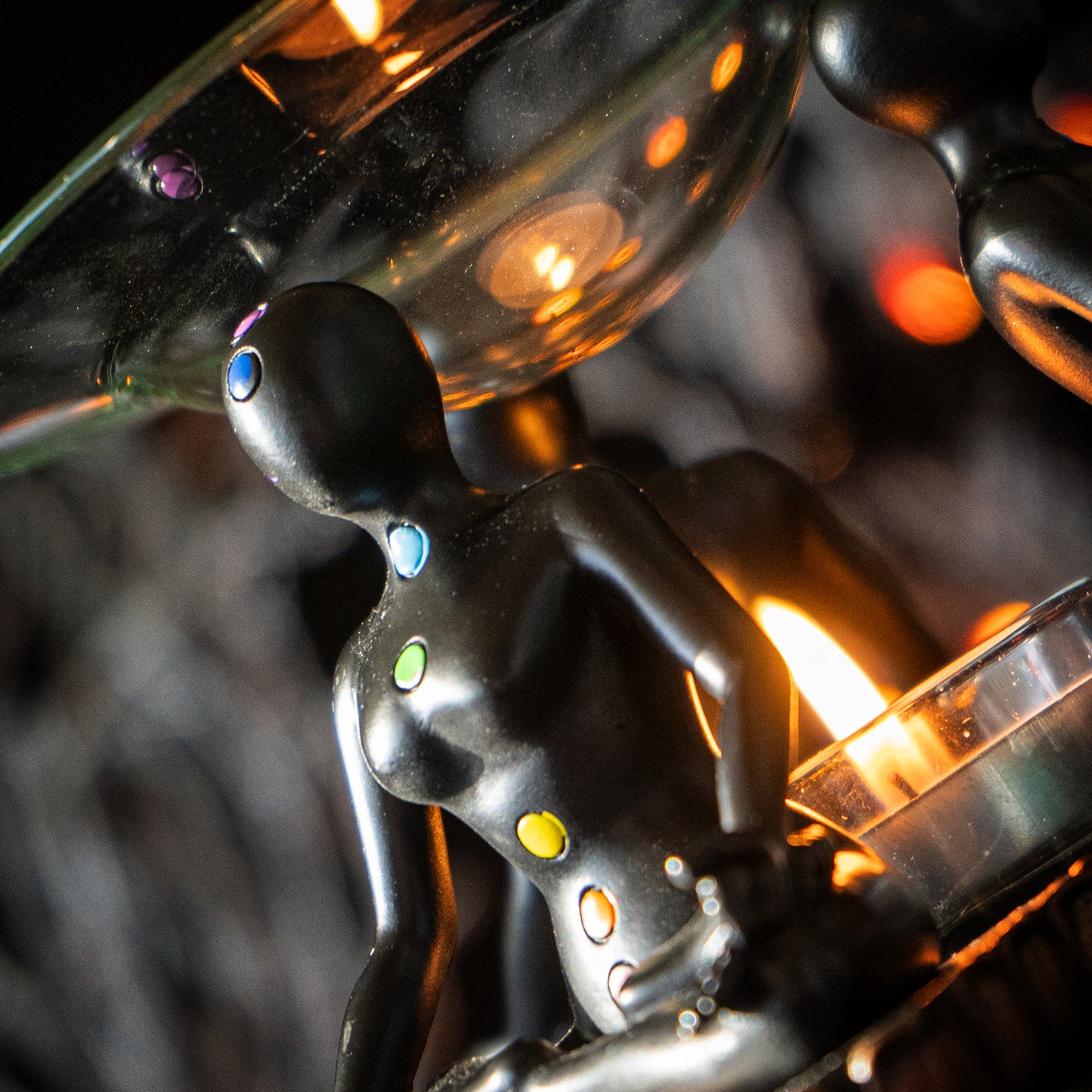Chakra Meditation Oil Burner Tealight Holder