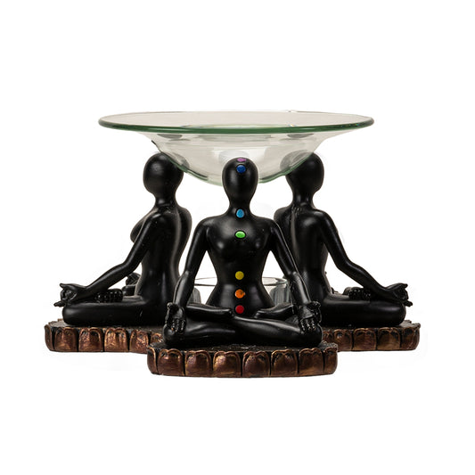 Chakra Meditation Oil Burner Tealight Holder