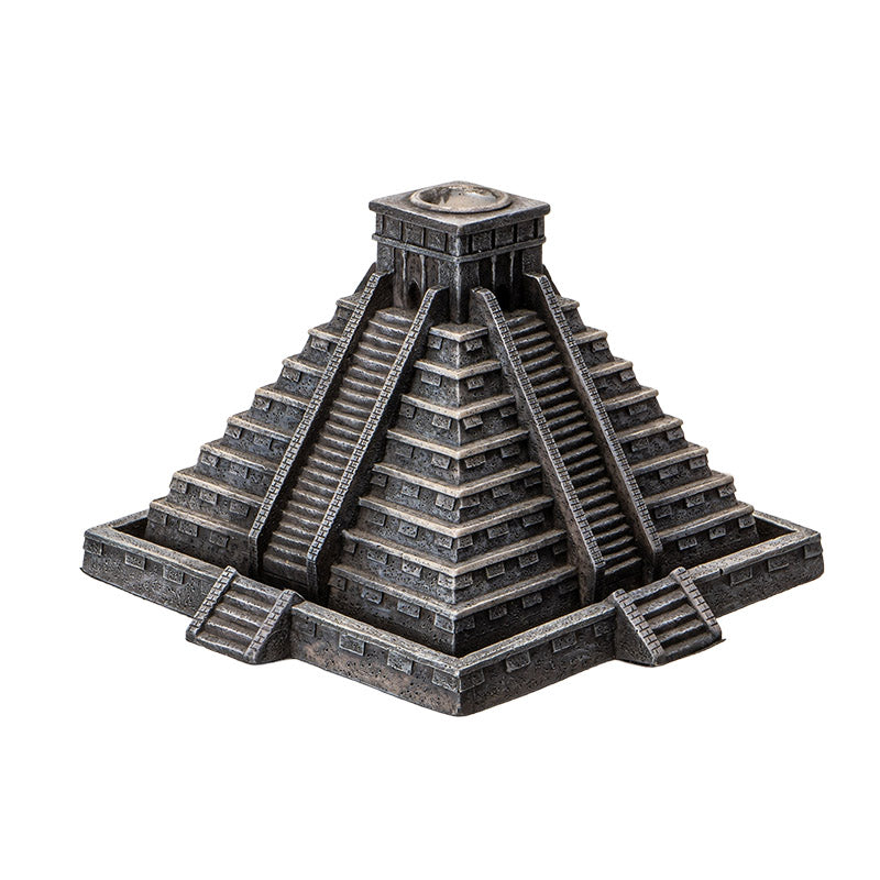 Aztec Temple Backflow Incense Burner