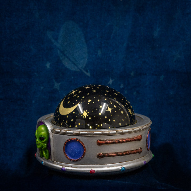 Alien UFO Projector Night Light Space with Star and Moon