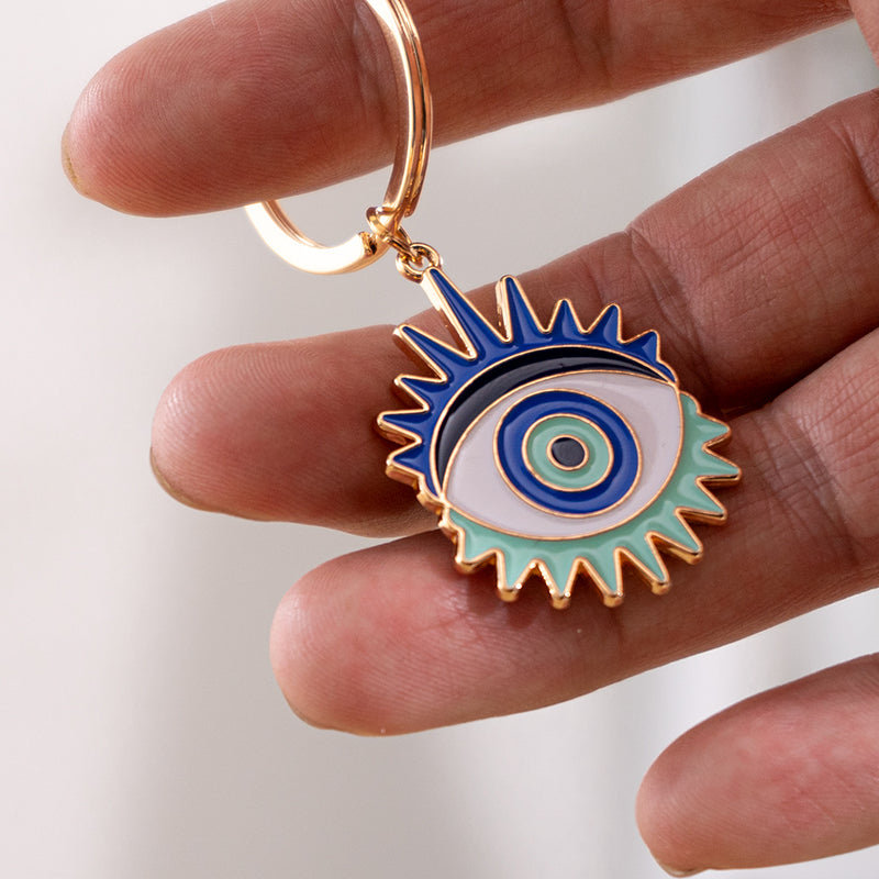 All Seeing Eye Protection Keyring by Something Different UK