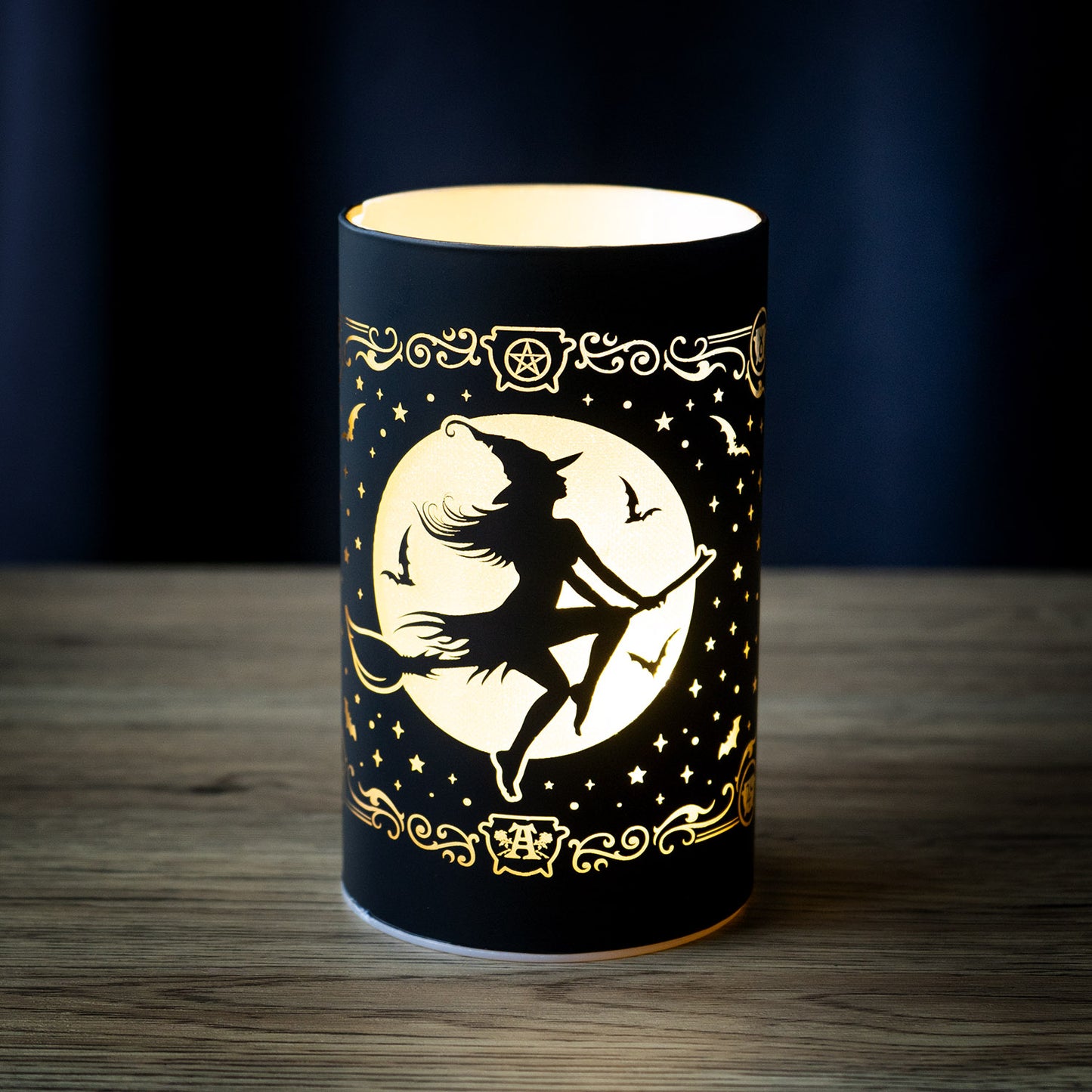 Witch by Moonlight LED Lantern by Alchemy England