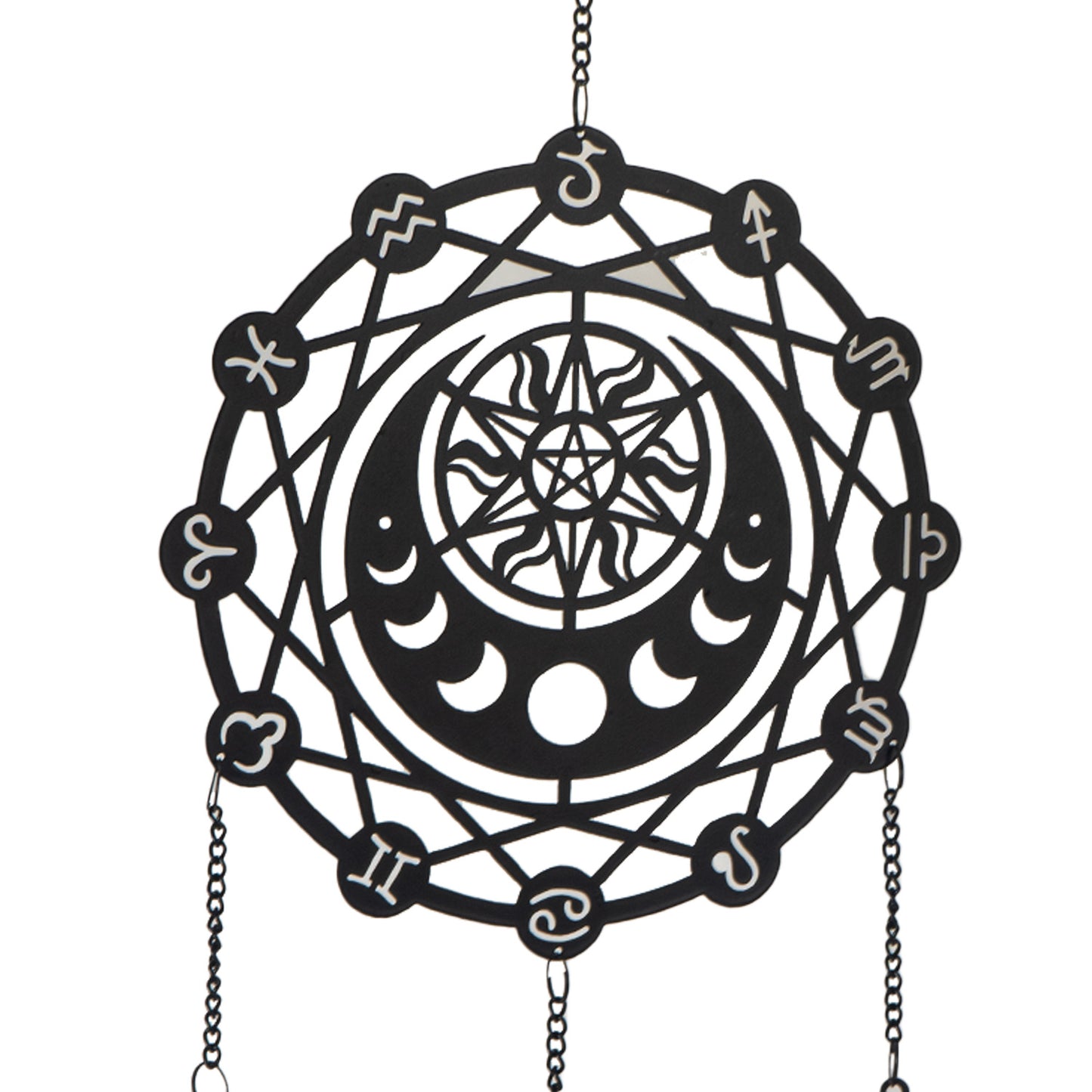 Zodiac Dream Catcher Wall Hanging Decoration by Alchemy England