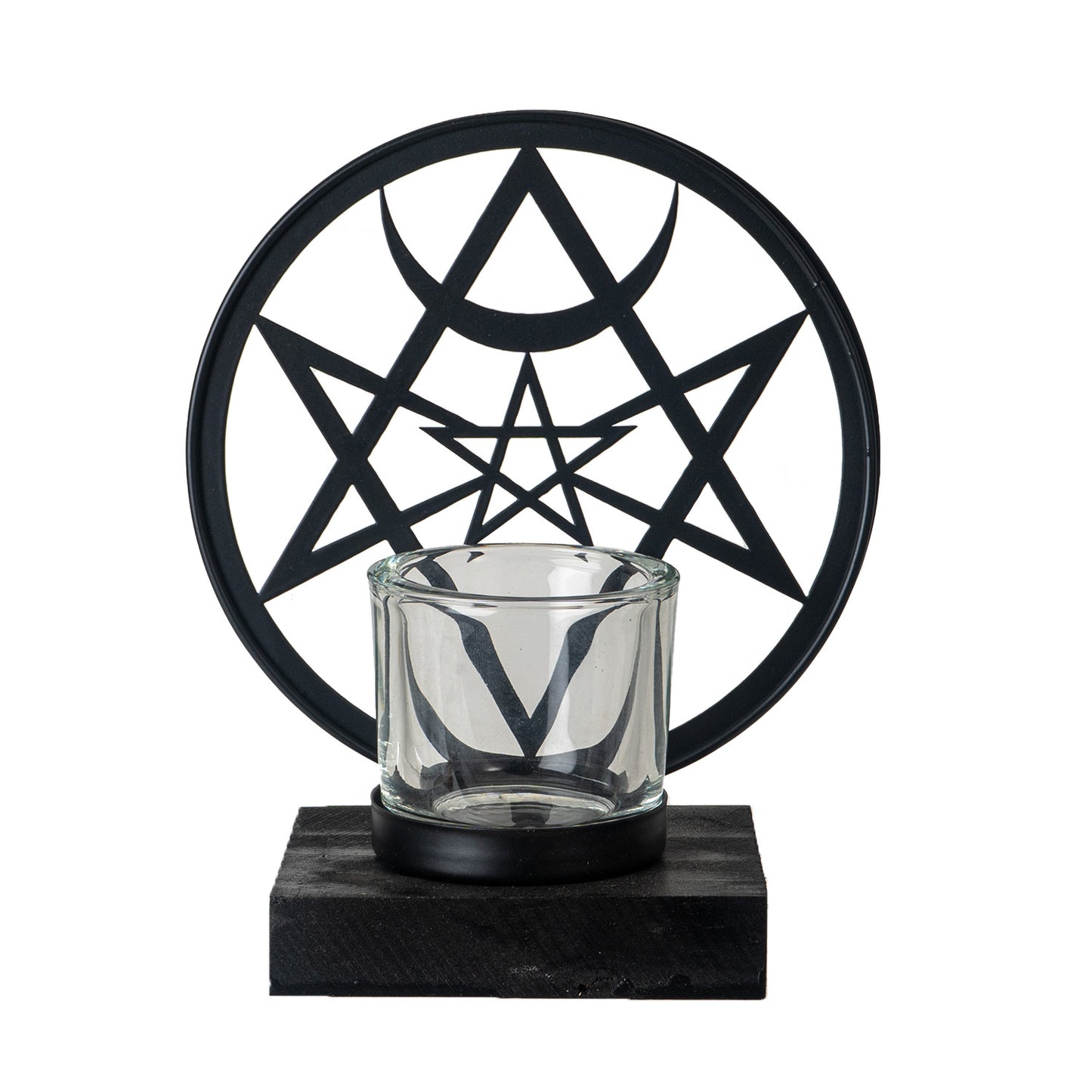 Unicursal Hex Tea Light Holder by Alchemy England