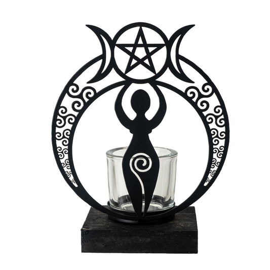 Danu Goddess Tea Light Holder by Alchemy England