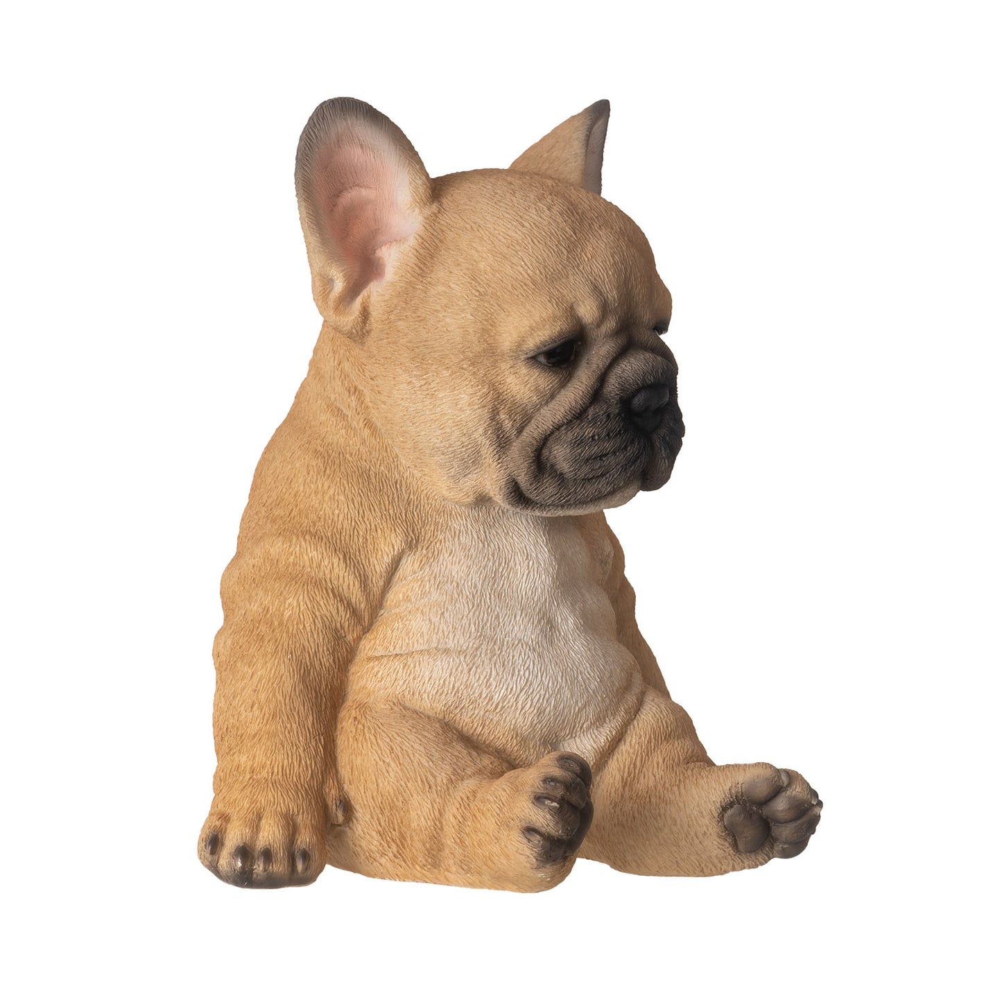 Sitting French 7" Tall Bulldog Puppy Figurine Adorable Frenchie Dog Collectible Decor Gift for Dog Lovers and Unique Home Decor