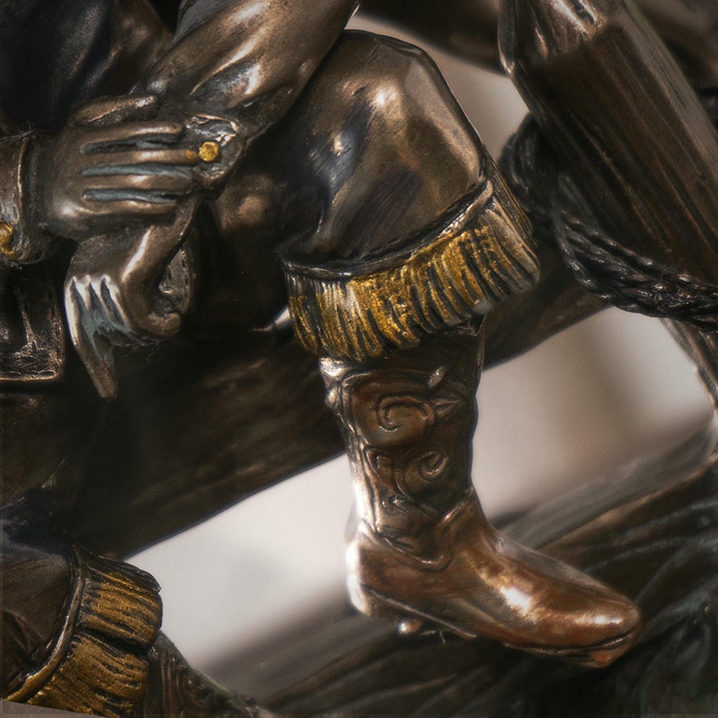 Cowboy Tranquility Statue 7 Inches