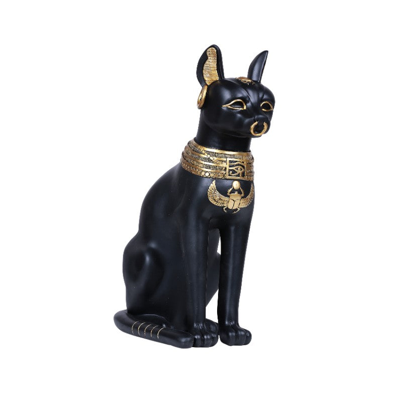 Ancient Egyptian Inspired Sitting Bastet Goddess of Protection Collectible Figurine 20"H