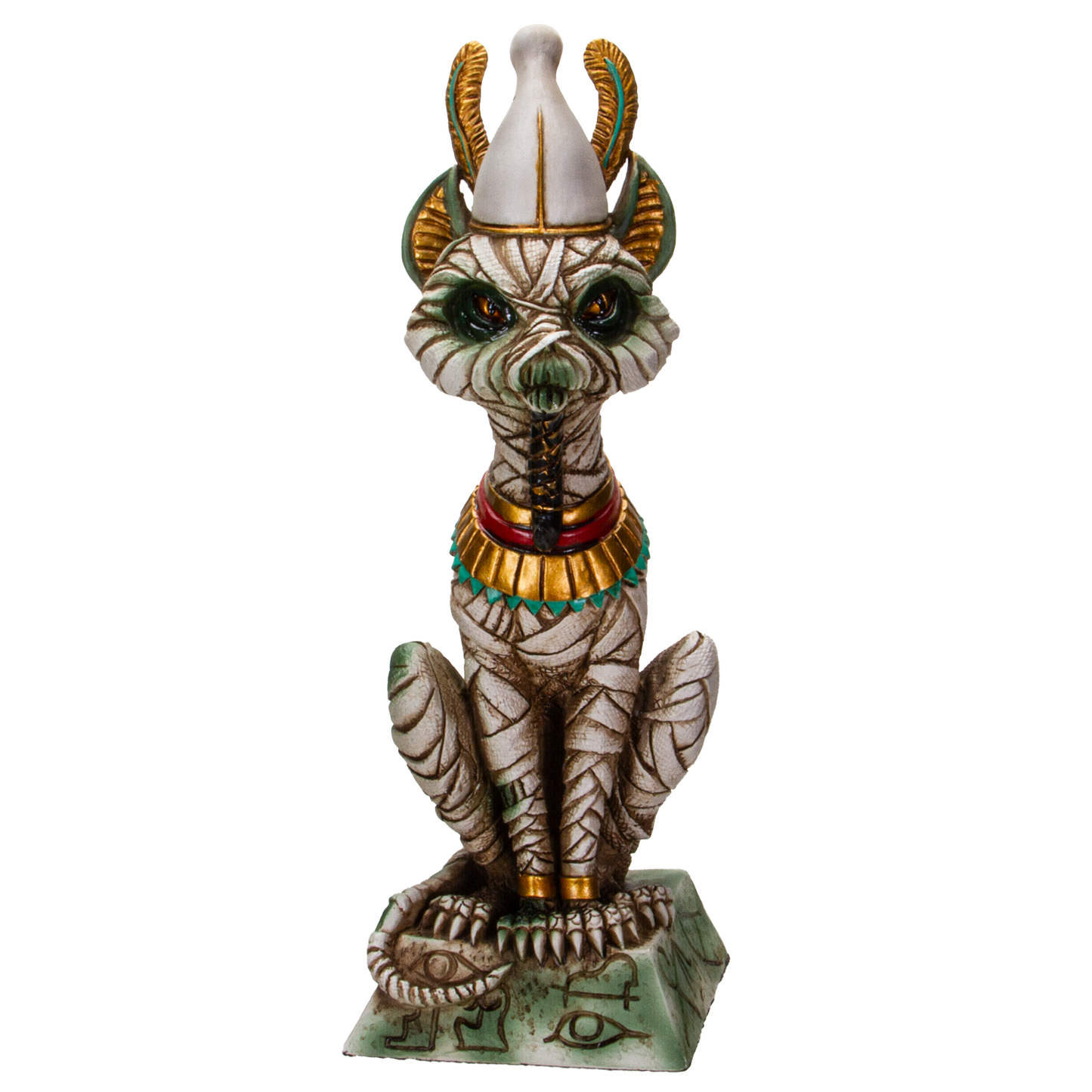 Pacific Giftware Ancient Egyptian Mummy God Osiris Sitting Pose Resin Figurine