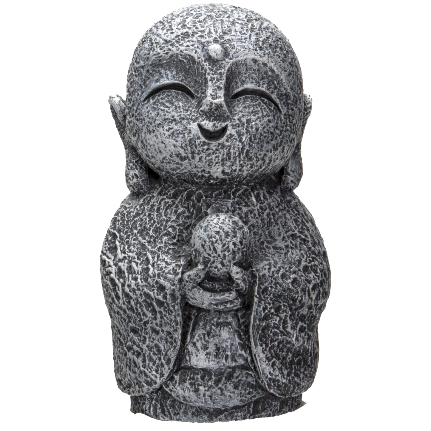 Eastern Enlightenment Happy Japanese Jizo Monk with Wealth Ball Resin Figurine