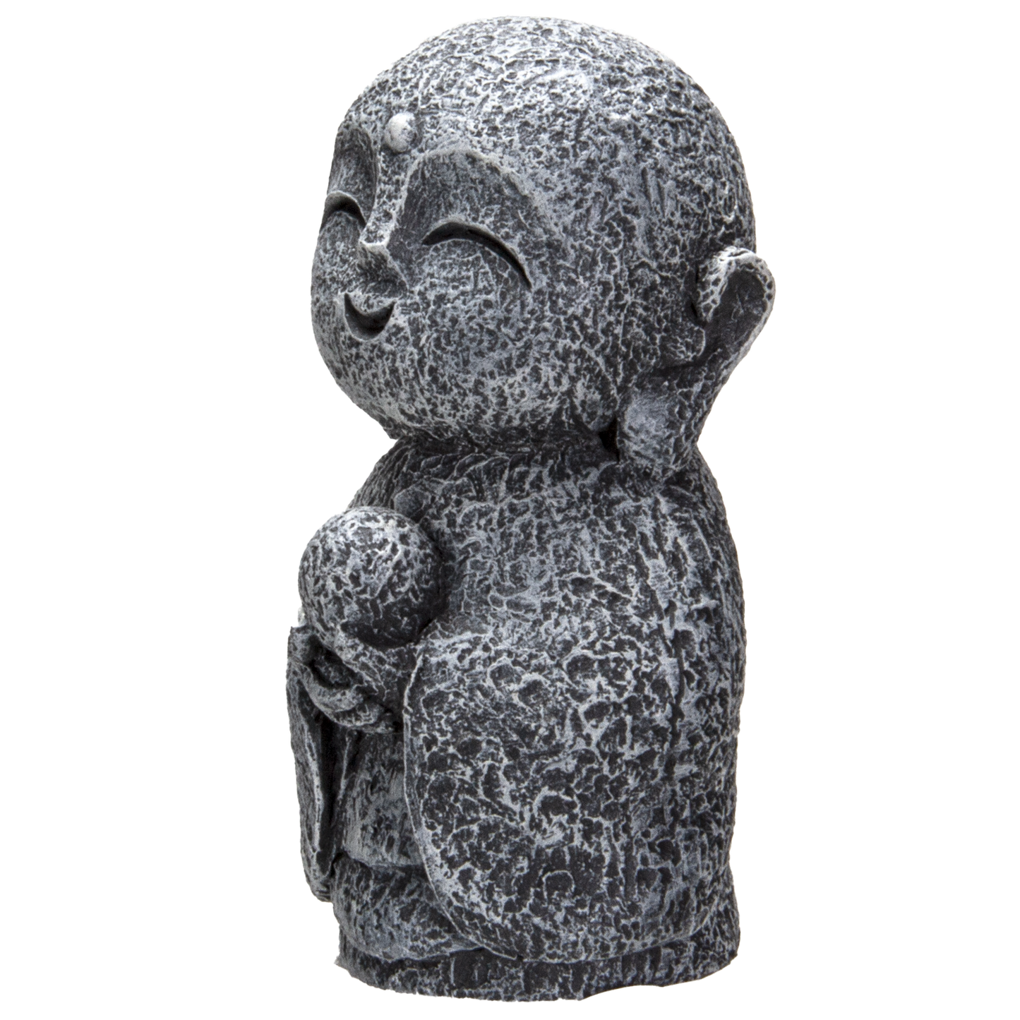 Eastern Enlightenment Happy Japanese Jizo Monk with Wealth Ball Resin Figurine