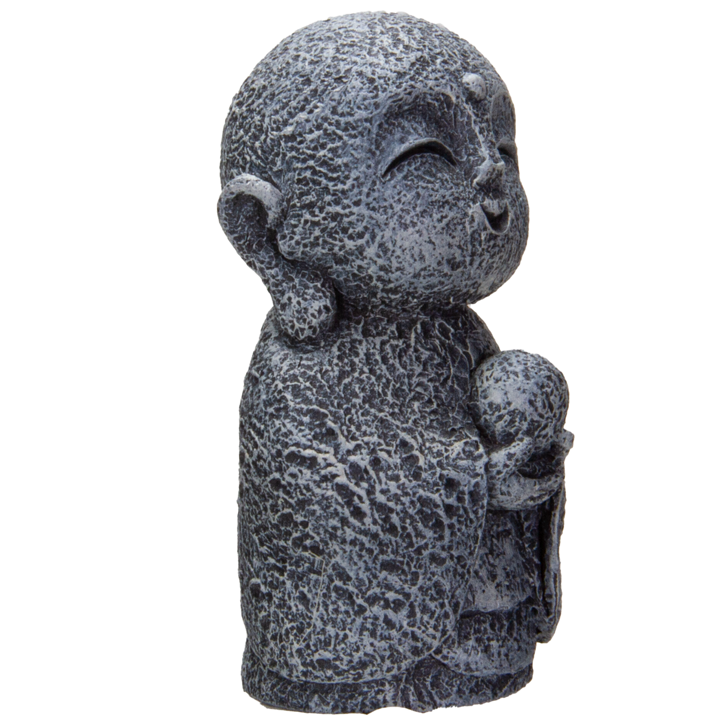 Eastern Enlightenment Happy Japanese Jizo Monk with Wealth Ball Resin Figurine