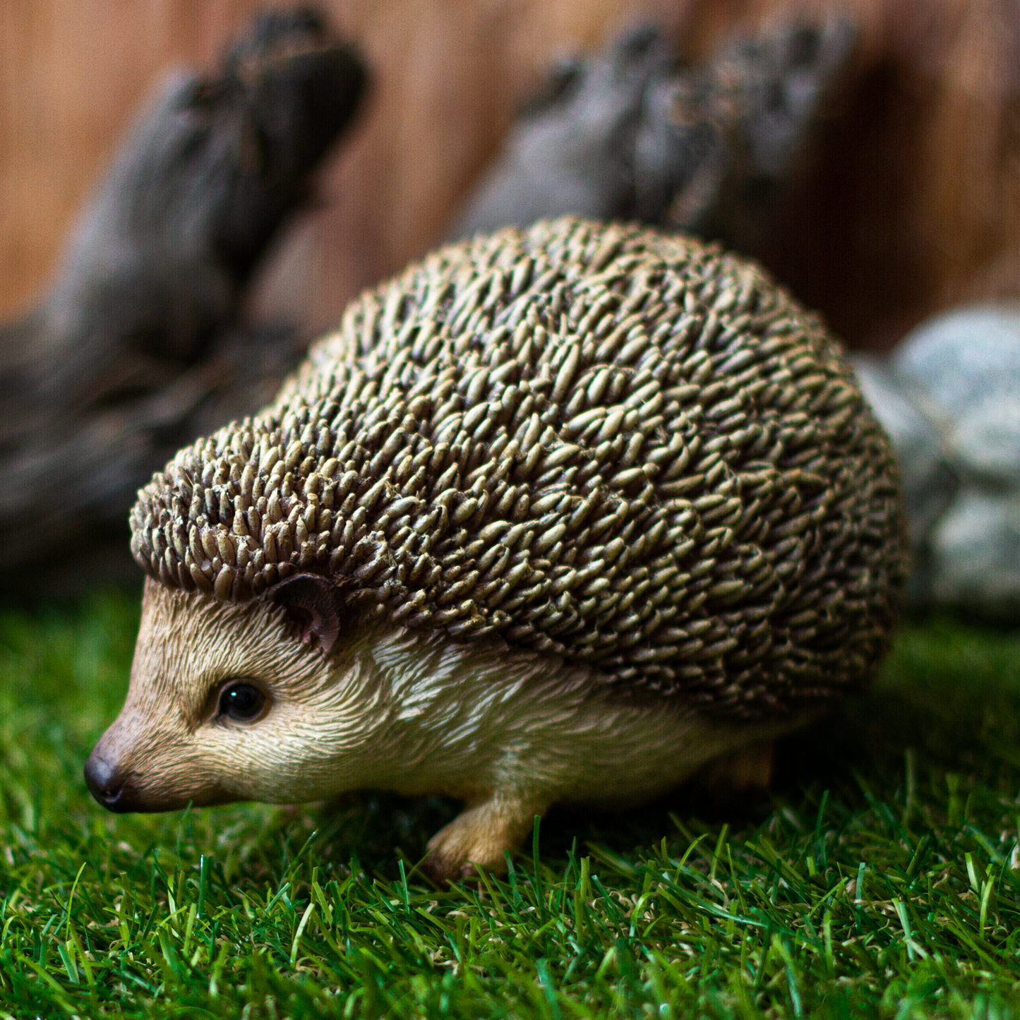 Realistic Adorable Hedgehog Pet Resin Figurine Statue