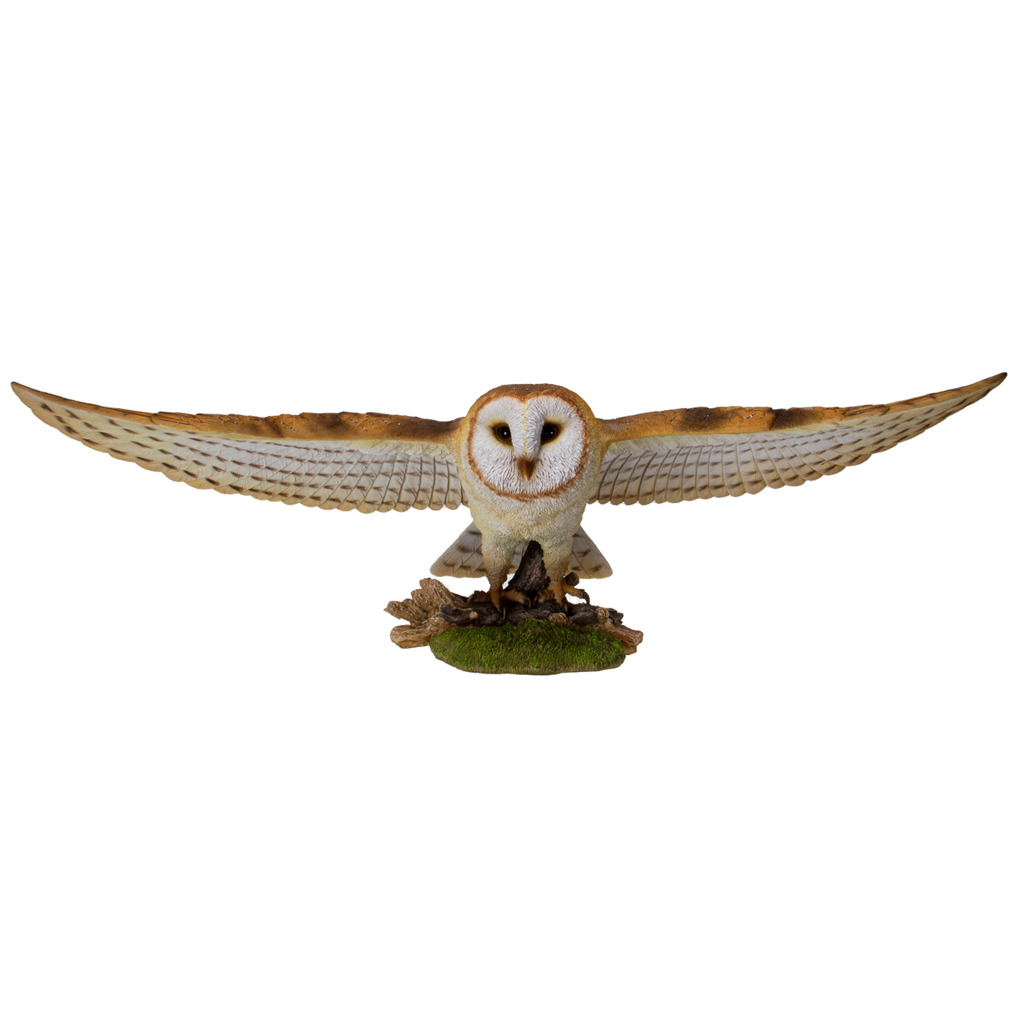 Animal World Flying Open Wing Barn Owl Figurine Statue