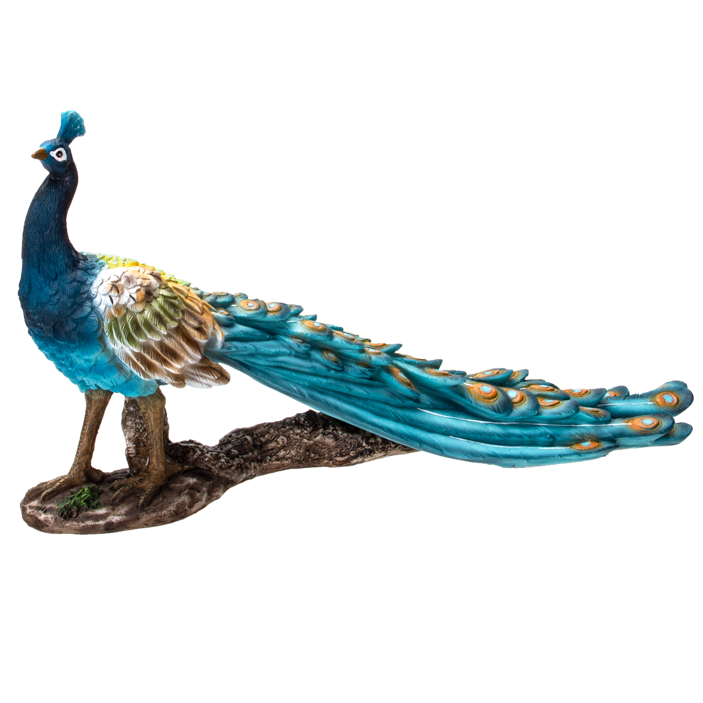 Realistic Animal Beautiful Peacock Home Decor Resin Figurine