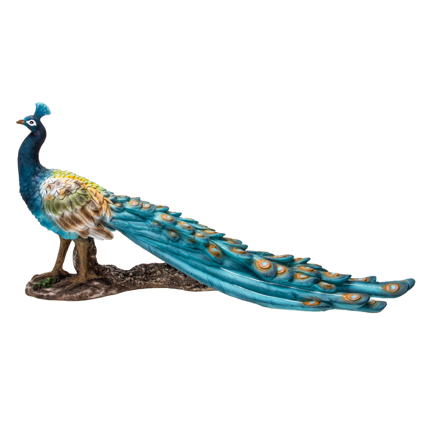 Realistic Animal Beautiful Peacock Home Decor Resin Figurine