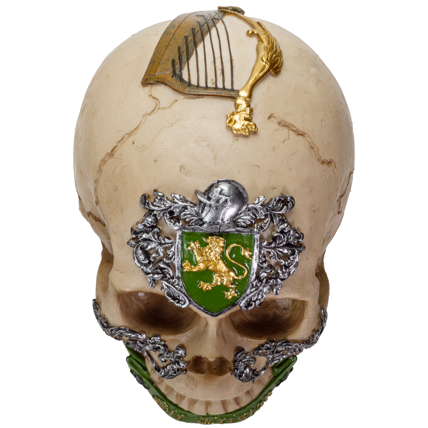 The Knights of The Round Table King Arthur's Knight Skulls Sir Tristan Resin Skull Figurine