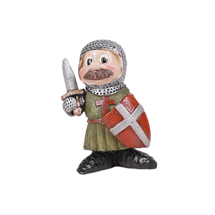 Medieval Knight Mini Resin Figurine Set of 4