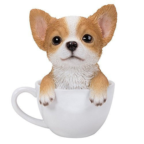 Adorable Teacup Pet Pals Puppy Collectible Figurine 5.75 Inches