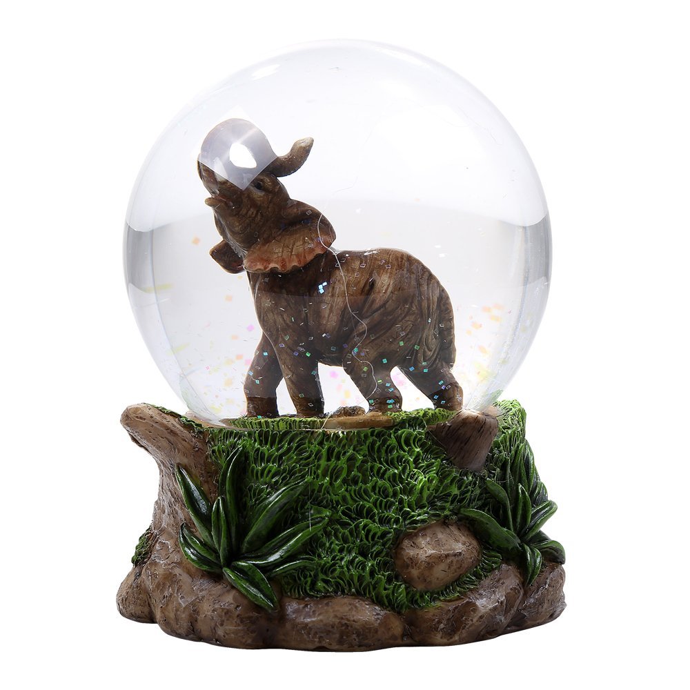 Elephant Glitter Water Globe Collectible Water Ball