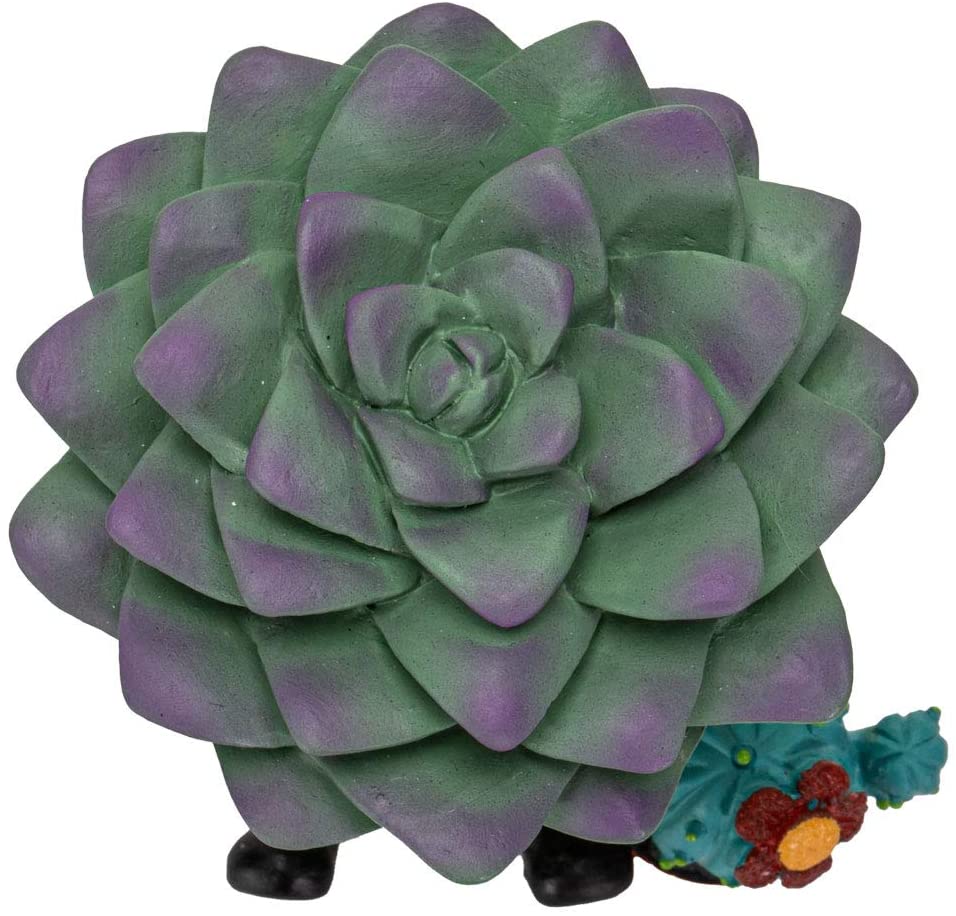 Furrybones Summit Collection Echy Figurine Decorative Signature Skeleton in Succulent Cactus Plant Costume 3 Inch Tall Collectible Statue