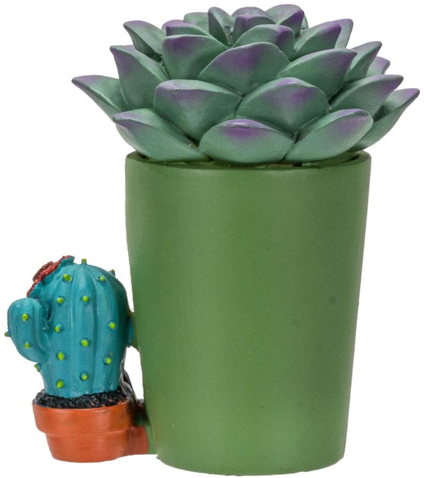 Furrybones Summit Collection Echy Figurine Decorative Signature Skeleton in Succulent Cactus Plant Costume 3 Inch Tall Collectible Statue