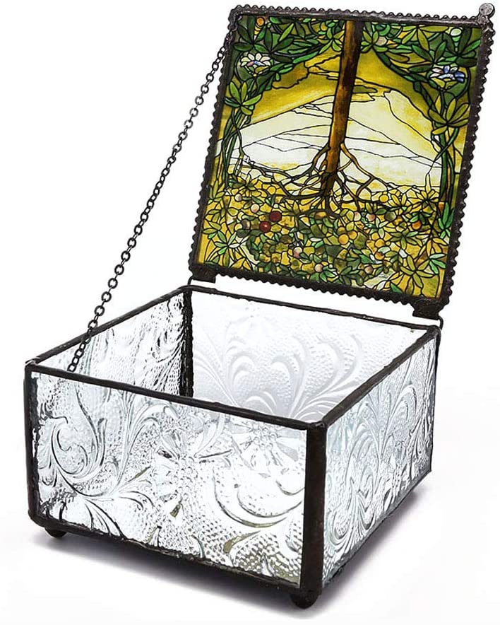 Tiffany Tree of Life Trinket Box