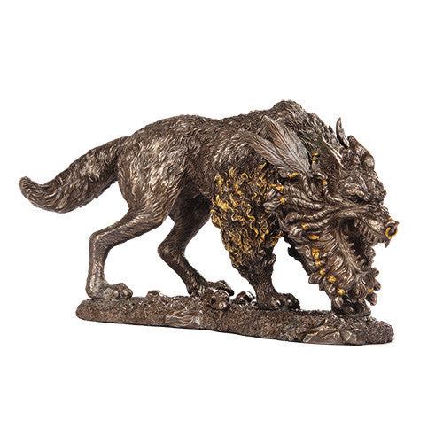 PTC 8.25 Inch Fenrir Creature Mystical Beast God Statue Figurine