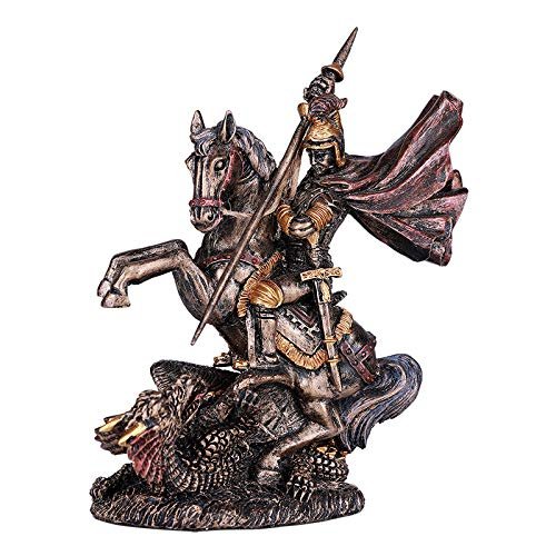 Pacific Giftware St.George Slaying The Dragon Classic Resin Figurine