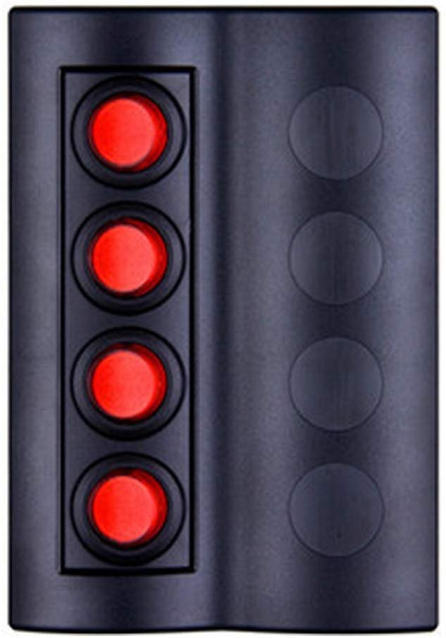 X-Haibei Marine Boat Rocker Switch Panel Round Button ON-Off Red LED 4 Way Circuit Breaker