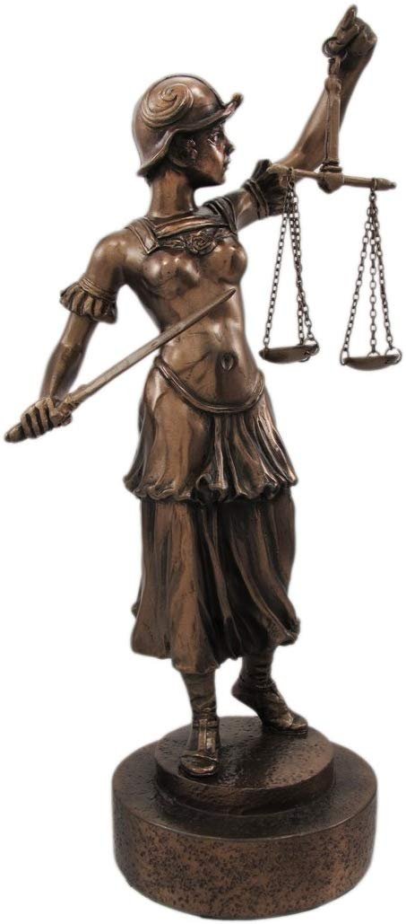 Lady Justice with Sword Figurine