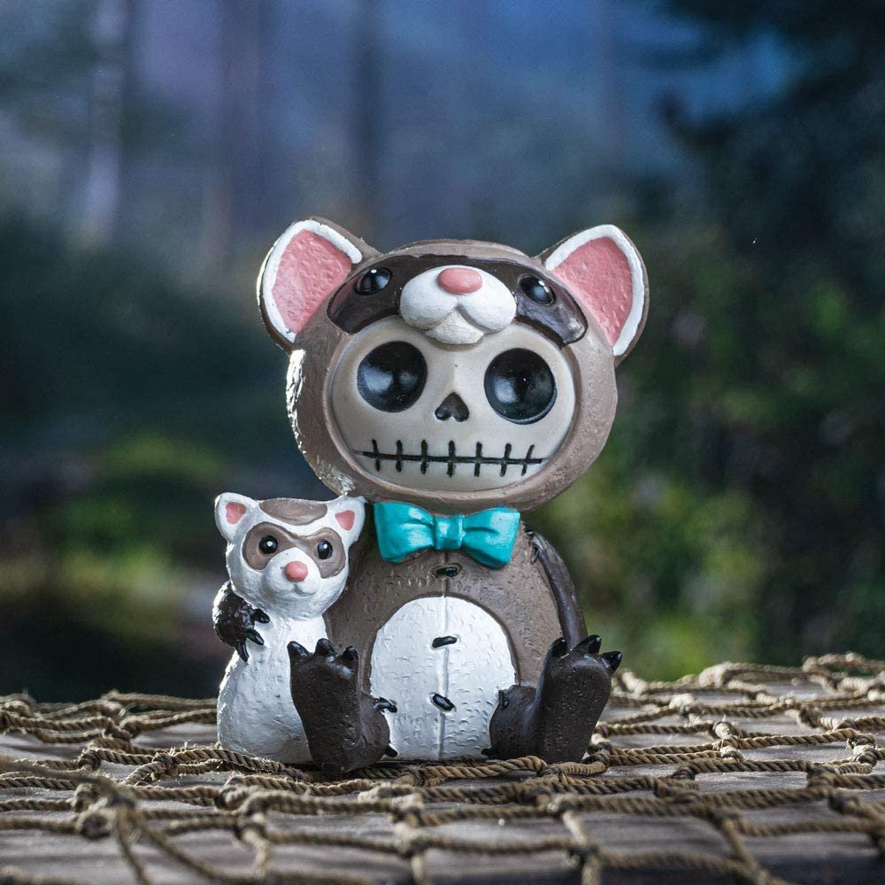 Furrybones Summit Collection Ferris Figurine Decorative Signature in Ferret Costume 3 Inch Tall Collectible Statue