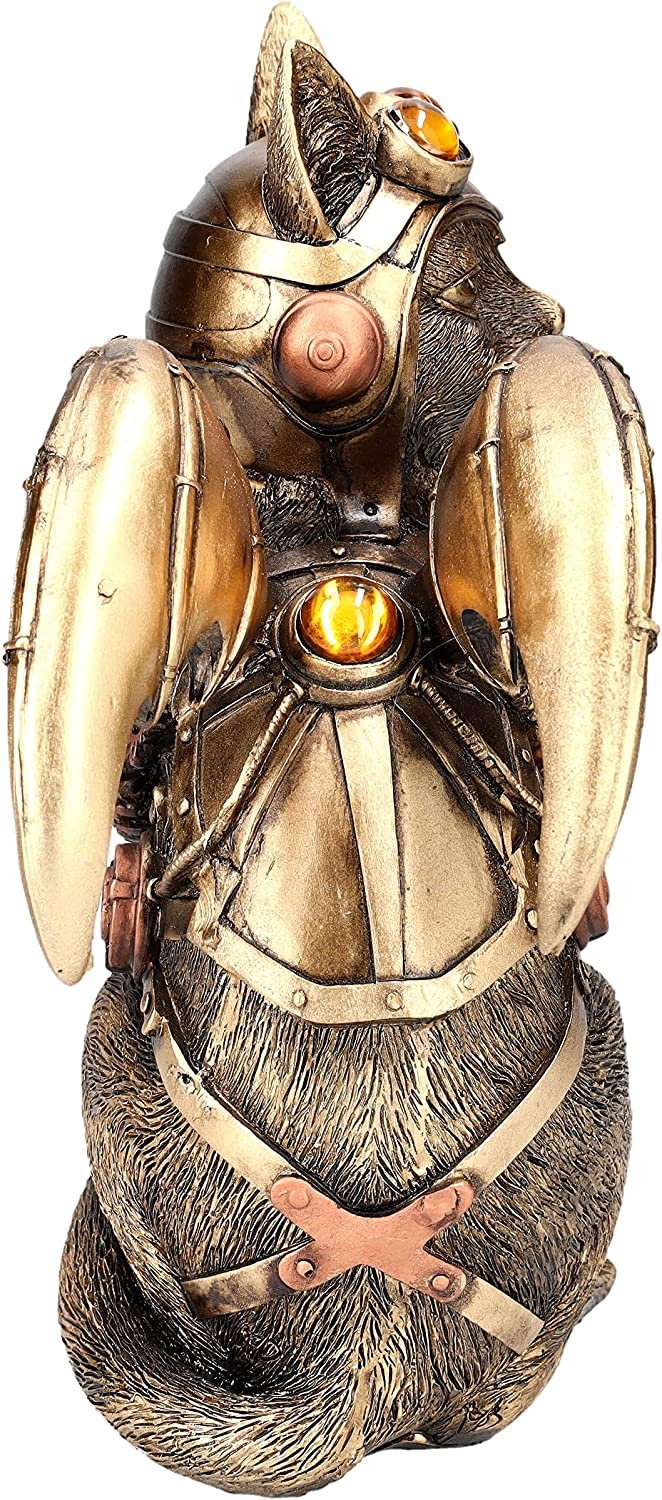 Feline Steampunk Cat Pilot Resin Figurine