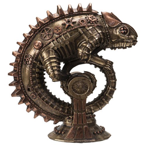 Mechanical Chameleon Steampunk Lizard