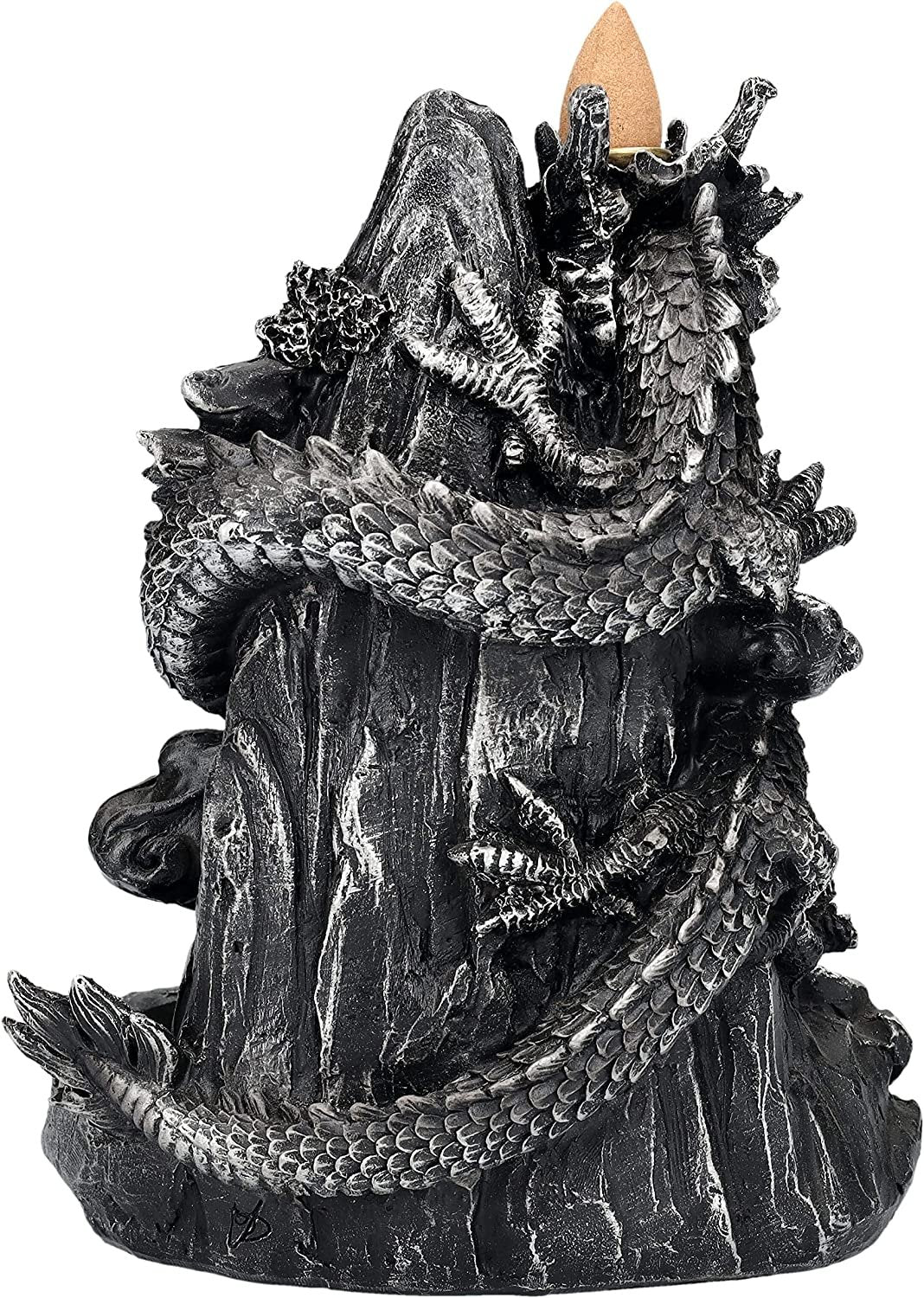 Chinese Dragon Backflow Burner Resin Figurine
