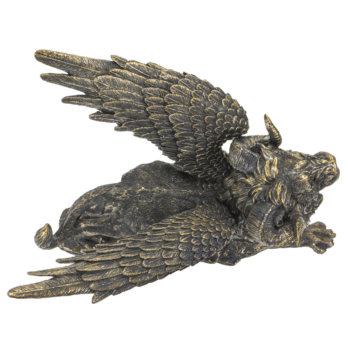 Botega Exclusive Mythical Chimera Horned Lion with Wings Resin Hand Pa –  BOTEGA EXCLUSIVE