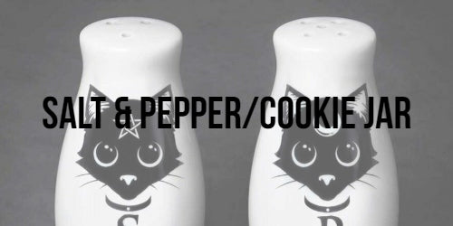 Ceramic Salt &amp; Pepper Shaker &amp; Cookie Jar Collection
