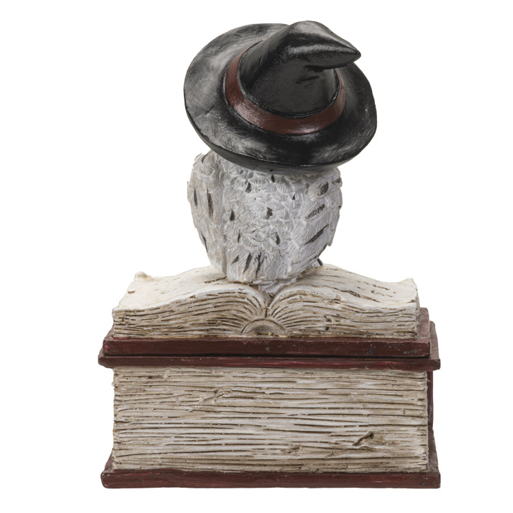 Wizard Owl on Spell book Figurine