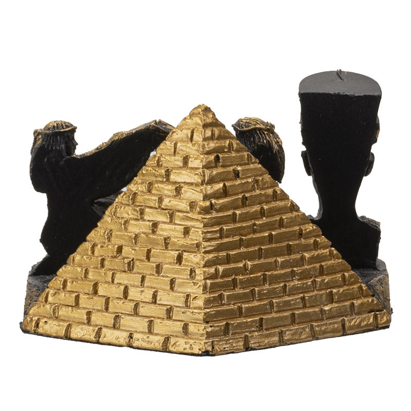 Nefertiti & Sacred Pyramids Egyptian-Themed Card Holder