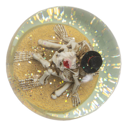 Love Never Dies' Romantic Eternal Love Skeleton Water Globe