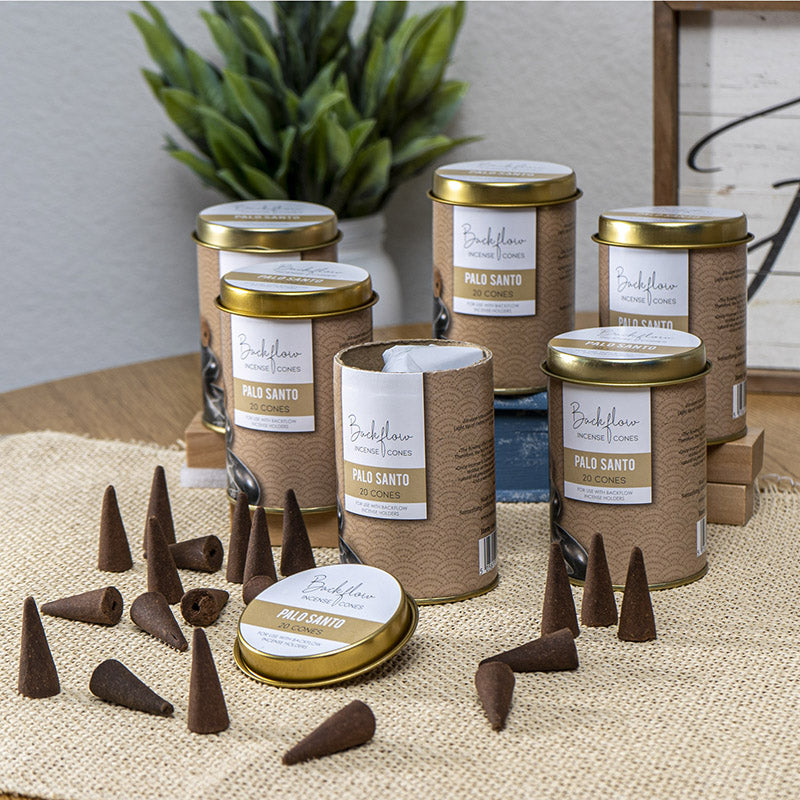 Palo Santo Backflow Incense Cones by Something Different UK