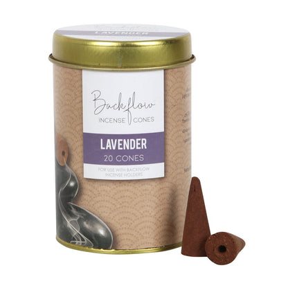 Lavender Jumbo Backflow Incense Cones by Something Different UK