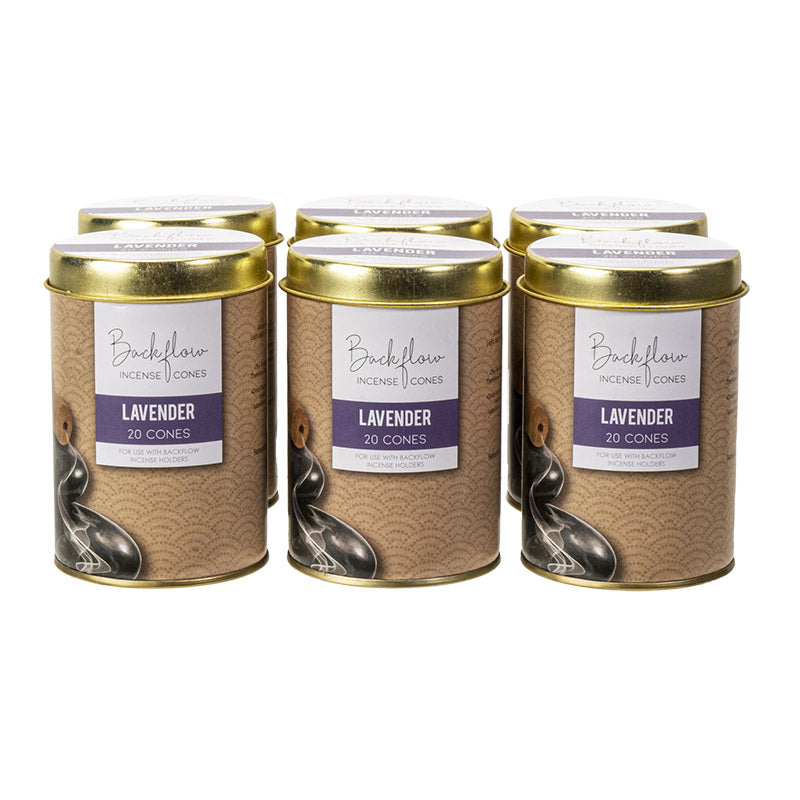 Lavender Jumbo Backflow Incense Cones by Something Different UK