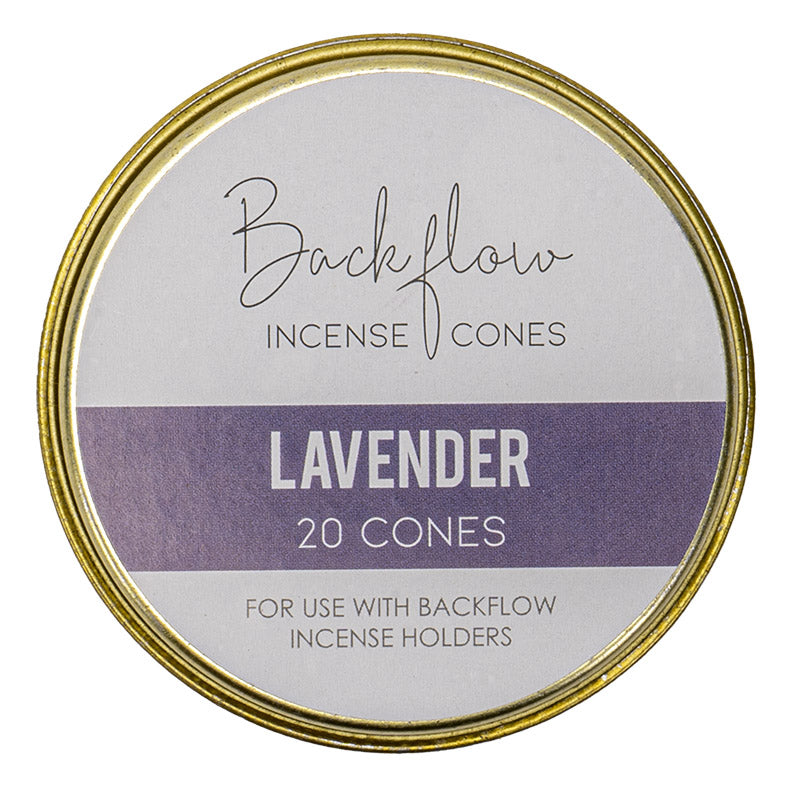 Lavender Jumbo Backflow Incense Cones by Something Different UK